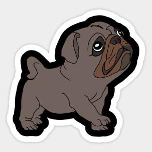 Pug lover Sticker